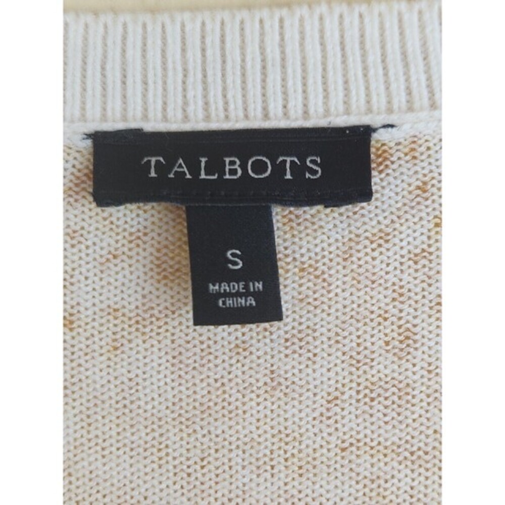 Talbots Leopard Print Cardigan Button-Front Cardi… - image 2